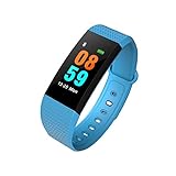 Kapel Pulsera Actividad Impermeable IP68 Pantalla Color IPS 0,96 Pulgadas Monitor de Ritmo Cardíaco Podómetro Monitor...