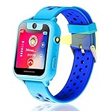 Niños Inteligente Relojes, Niños GPS Smartwatch con Rastreador GPS y Soporte SIM gsm Pantalla Táctil, Llamadas de...