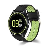 Kapel Reloj Inteligente Pantalla IPS 1,22 Pulgadas Bluetooth 3.0 & 4.0 Memoria 32M +32M Soporta Tarjeta SIM y Tarjeta TF...