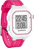 Garmin Forerunner 25 - Reloj Deportivo, Color Blanco y Rosa, Talla S