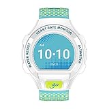 Alcatel SM03-WH - Reloj Inteligente con Bluetooth, Color Blanco Celeste, Azul/Blanco/Amarillo/Verde